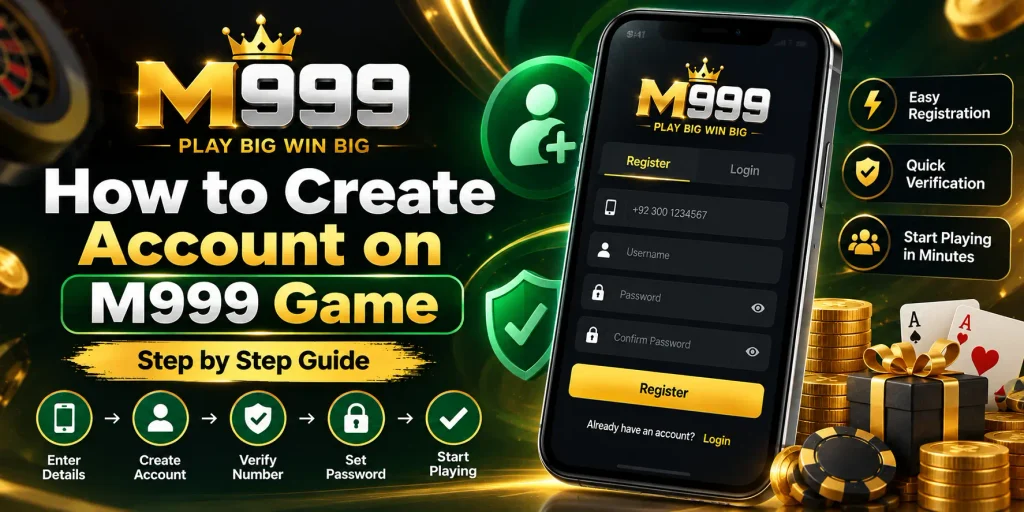 How to Create an Account on M999 Game